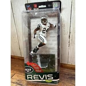 McFarlane's Sports Picks NFL, New York Jets Darrelle Revis NIB Variant #837/1000